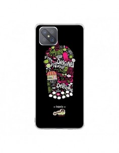 Coque Oppo Reno4 Z 5G Bubble Fever Original Flavour Noir...