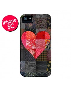 Coque Coeur Heart Patch pour iPhone 5C - Rachel Caldwell