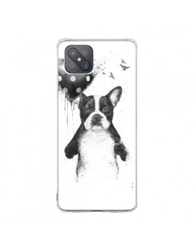 Coque Oppo Reno4 Z 5G Lover Bulldog Chien Dog My Heart Goes Boom - Balazs Solti