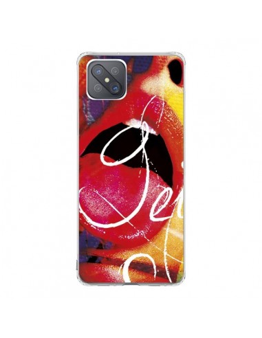 Coque Oppo Reno4 Z 5G Get Bouche Sexy - Brozart