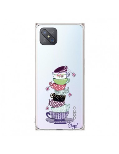 Coque Oppo Reno4 Z 5G Tasses de The Transparente - Chapo