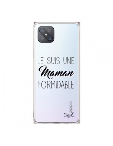 Coque Oppo Reno4 Z 5G Je suis une Maman Formidable Transparente - Chapo