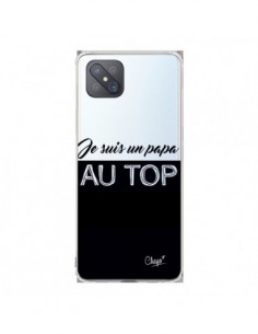 Coque Oppo Reno4 Z 5G Je suis un Papa au Top Transparente...