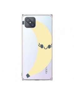 Coque Oppo Reno4 Z 5G Banana Banane Fruit Transparente -...