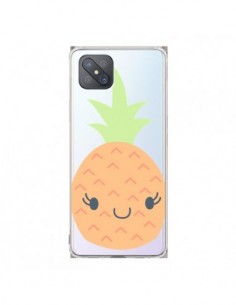 Coque Oppo Reno4 Z 5G Ananas Pineapple Fruit Transparente...
