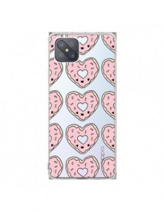 Coque Oppo Reno4 Z 5G Donuts Heart Coeur Rose Pink...