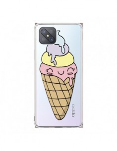 Coque Oppo Reno4 Z 5G Ice Cream Glace Summer Ete Parfum...