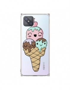 Coque Oppo Reno4 Z 5G Ice Cream Glace Summer Ete Cerise...