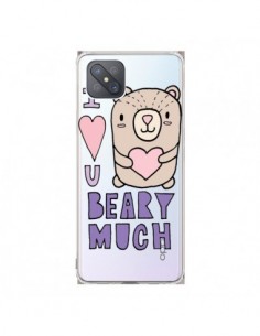 Coque Oppo Reno4 Z 5G I Love You Beary Much Nounours...