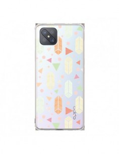 Coque Oppo Reno4 Z 5G Arrow Fleche Azteque Transparente -...