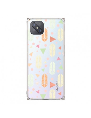 Coque Oppo Reno4 Z 5G Arrow Fleche Azteque Transparente - Claudia Ramos