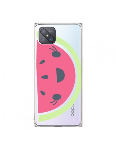 Coque Oppo Reno4 Z 5G Pasteque Watermelon Fruit Transparente - Claudia Ramos