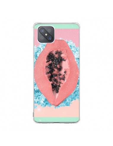 Coque Oppo Reno4 Z 5G Papaya Rocks Fruit - Danny Ivan