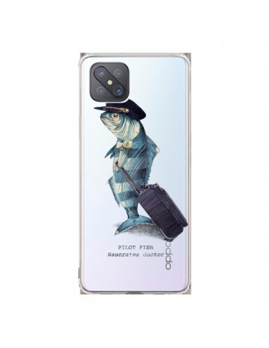 Coque Oppo Reno4 Z 5G Pilot Fish Poisson Pilote Transparente - Eric Fan