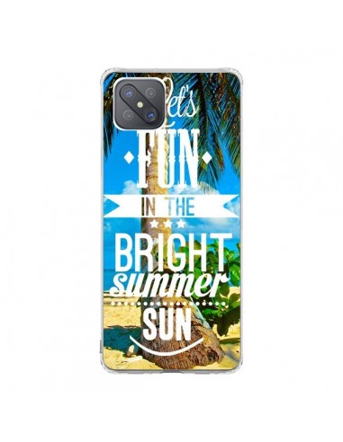 Coque Oppo Reno4 Z 5G Fun Summer Sun _té - Eleaxart