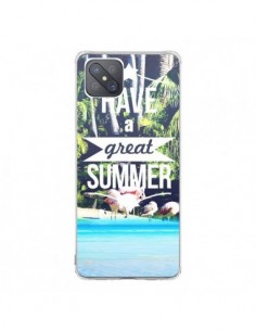 Coque Oppo Reno4 Z 5G Have a Great Summer Eté - Eleaxart