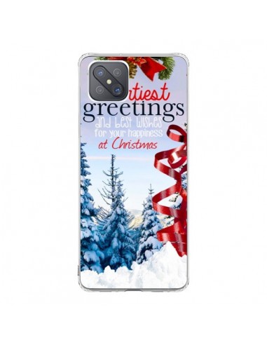 Coque Oppo Reno4 Z 5G Voeux Joyeux Noël - Eleaxart