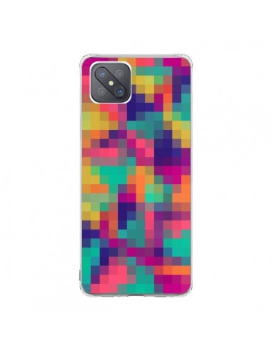 Coque Oppo Reno4 Z 5G Exotic Mosaic Pixels Azteque - Eleaxart