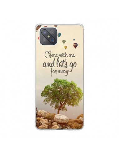 Coque Oppo Reno4 Z 5G Let's Go Far Away Ballons - Eleaxart