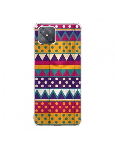 Coque Oppo Reno4 Z 5G Mexican Triangle Aztec Azteque - Eleaxart