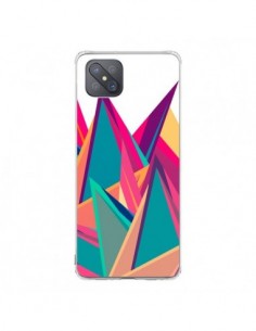 Coque Oppo Reno4 Z 5G Triangles Intensive Pic Azteque -...