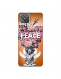 Coque Oppo Reno4 Z 5G Peace Fleurs Buddha - Eleaxart