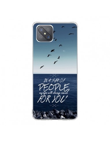 Coque Oppo Reno4 Z 5G Sea Mer Plage - Eleaxart