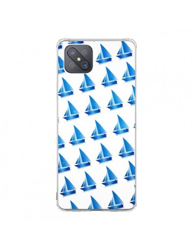 Coque Oppo Reno4 Z 5G Bateau Voilier Barquitos - Eleaxart