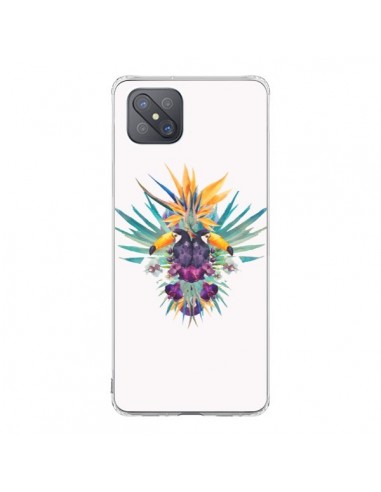 Coque Oppo Reno4 Z 5G Exotic Toucans Summer Ete - Eleaxart