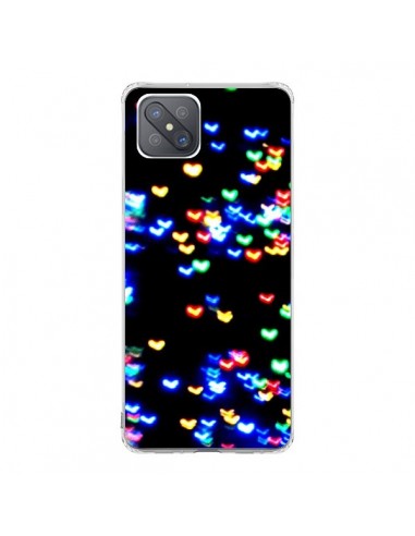 Coque Oppo Reno4 Z 5G Heart Coeurs Muticolores -  Léa Clément