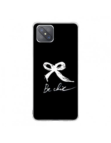 Coque Oppo Reno4 Z 5G Be Chic Noeud Papillon Blanc -  Léa Clément