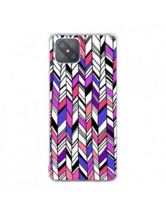 Coque Oppo Reno4 Z 5G Graphic Azteque Rose Violet -  Léa...