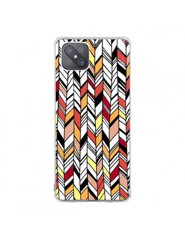 Coque Oppo Reno4 Z 5G Graphic Azteque Rouge Orange -  Léa Clément