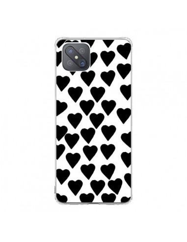 Coque Oppo Reno4 Z 5G Coeur Noir - Project M