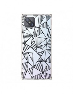 Coque Oppo Reno4 Z 5G Lignes Grilles Triangles Grid...