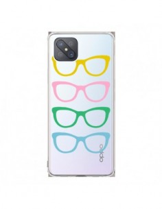 Coque Oppo Reno4 Z 5G Sunglasses Lunettes Soleil Couleur...