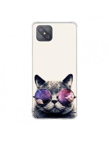 Coque Oppo Reno4 Z 5G Chat à lunettes - Gusto NYC