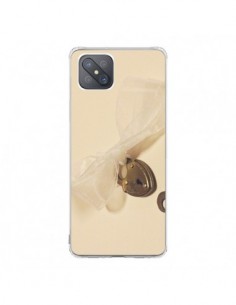 Coque Oppo Reno4 Z 5G Key to my heart Clef Amour - Irene...