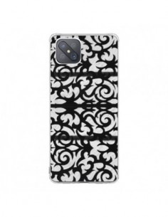 Coque Oppo Reno4 Z 5G Abstrait Noir et Blanc - Irene Sneddon