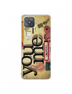 Coque Oppo Reno4 Z 5G Me And You Love Amour Toi et Moi -...