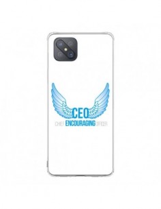 Coque Oppo Reno4 Z 5G CEO Chief Encouraging Officer Bleu...