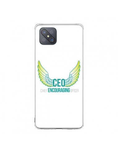 Coque Oppo Reno4 Z 5G CEO Chief Encouraging Officer Vert - Shop Gasoline