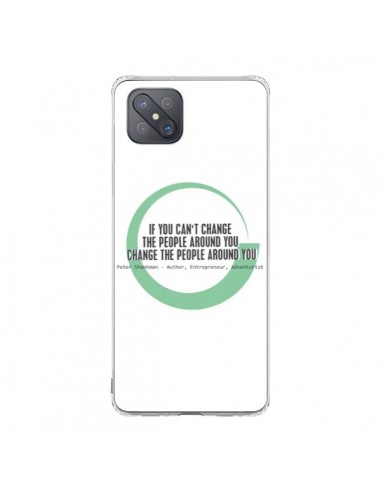 Coque Oppo Reno4 Z 5G Peter Shankman, Changing People - Shop Gasoline