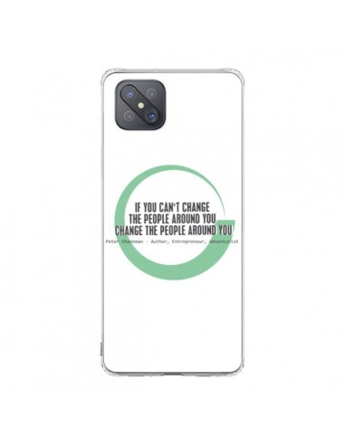 Coque Oppo Reno4 Z 5G Peter Shankman, Changing People - Shop Gasoline
