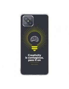 Coque Oppo Reno4 Z 5G Creativity is contagious, Einstein...