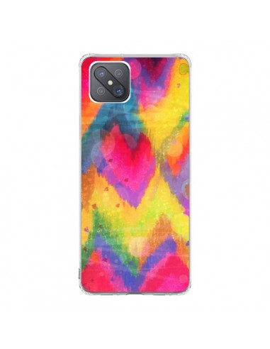 Coque Oppo Reno4 Z 5G Coeur Tribal - Ebi Emporium