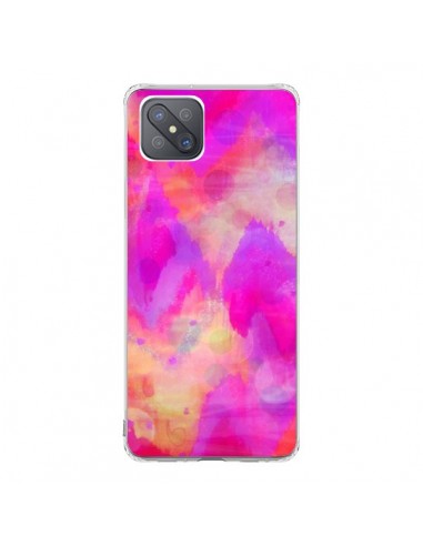 Coque Oppo Reno4 Z 5G Coeur Tribal Rose - Ebi Emporium