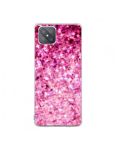 Coque Oppo Reno4 Z 5G Romance Me Paillettes Roses - Ebi Emporium