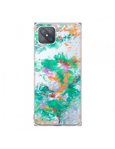 Coque Oppo Reno4 Z 5G Mermaid Sirene Fleur Flower Transparente - Ebi Emporium