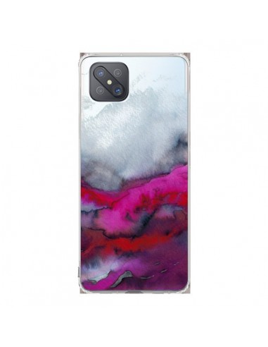 Coque Oppo Reno4 Z 5G Winter Waves Vagues Hiver Transparente - Ebi Emporium